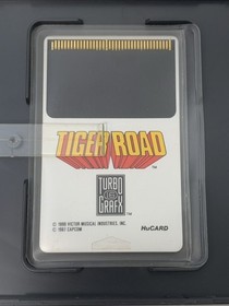Tiger Road TurboGrafx-16 HuCARD Case Manual 1999 Vintage NEC