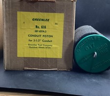 Greenlee 616 3-1/2" Green Flexible Foam Rigid/IMC Conduit Piston