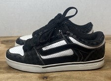 Vtg Vans Men s Morgen Chunky Checkerboard Trainers Skate Shoes Sz 10 Black White