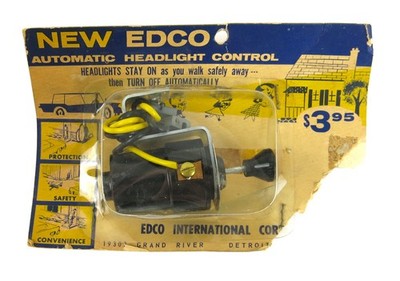Edco Automatic Headlight Control Knob Assy Vintage Classic Car Part - NOS