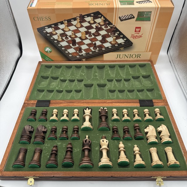 Wegiel Handmade Junior European International Chess Set
