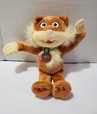 VP3 Vtg Fisher Price The Puzzle Place Sizzle The Cat 14" Plush 1994