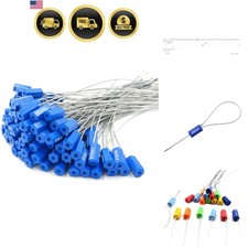 R 100 Security Cable Seals Numbered Security Tags Tamper Proof Pull Tight Ste...