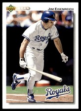 1992 Upper Deck Jim Eisenreich Kansas City Royals #539