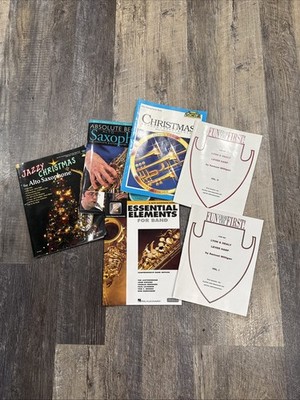 Alto Sax School Music Books Lot of 6