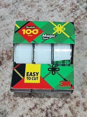 6 ROLLS Scotch Magic Tape  3/4'' x 325'' Total 1950'' - Two 3-Packs