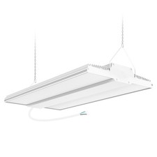 400W LED Linear High Bay Shop Light 5000K Commercial Warehouse Garage Light DLC