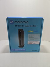  Motorola MB8600  DOCSIS 3.1 Cable Modem w/Power Cord. Ethernet cable manual