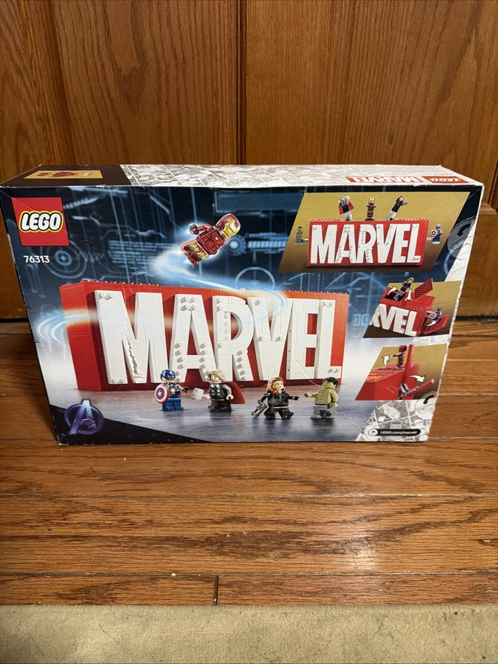 LEGO MARVEL SUPER HEROS:MARVEL LOGO & MINIATURES (76313) New Sealed C Details - Image 2 of 4