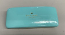 Kate Spade New York Sunglasses Hard Case Green and Blue with Cloth Designer