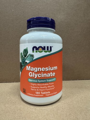#ad #ad NOW FOODS Magnesium Glycinate 180 Tablets Free Ship $23.99