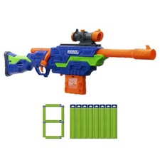 Foam Dart Blaster Set, Bolt - Action Clip - Fed Design, 1 Blaster