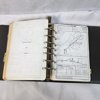 Jeppesen Airway Manual Binder Aviation Approach Plates Pilot Nav