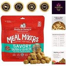 Raw Salmon & Cod Dog Food Topper - Grain-Free, 3.5 oz of Pure Nutrition 109.67 per pound