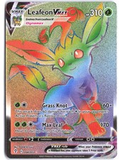 Leafeon VMAX 204/203 Rare Rainbow Evolving Skies Pokemon on eBay