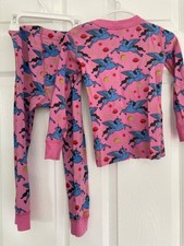 Hanna Andersson kids pjs, unicorn pattern, Size 100 US 4