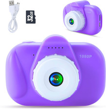 Kids Camera for Boy Ages 3-9, 48MP Digital Camera with Dual Lens 1080P Video,