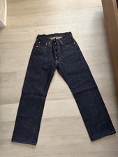 TCB Mens Blue Denim Straight Leg Button Fly J...