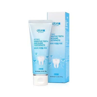 Atomy E&Mom Toothpaste 100g ×3 Pack   Gentle Daily Oral Care (1 set)