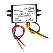 DC-DC Converter Module 12V 24V 36V 48V to 5V 1A Step Down Power Supply