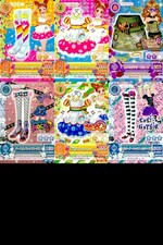 Aikatsu Card Lot Not for Sale Hime Military Alice Dress Anime Game Card