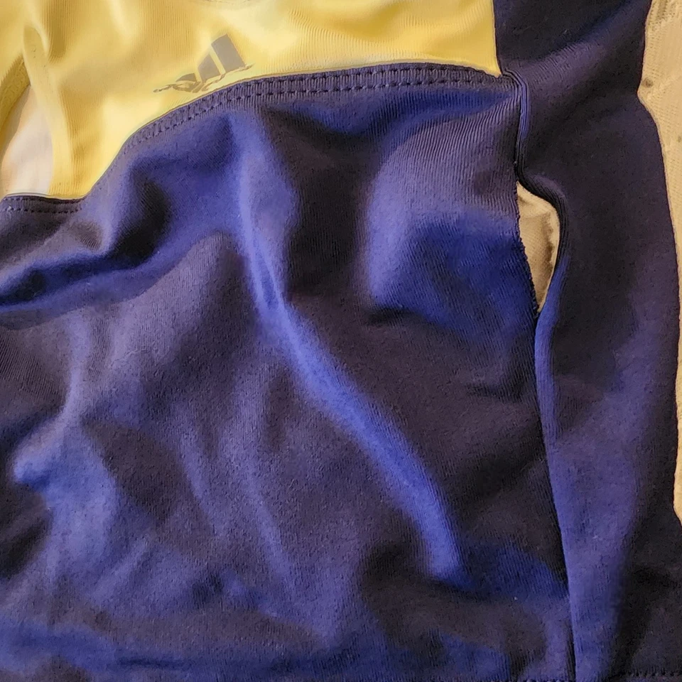 Camiseta sin mangas deportiva Adidas para mujer talla XL azul marino entrenamiento ropa activa recortada Foto 4 de 4