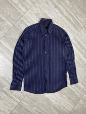 Dolce Gabbana Business Dress striped shirt Long Sleeve Button-Up Men Sz 16.5, 42