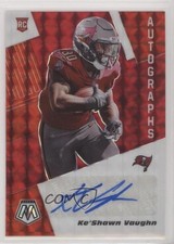 2020 Panini Mosaic Rookie Choice Fusion Red Prizm Ke'Shawn Vaughn #RA28 Auto 2l4