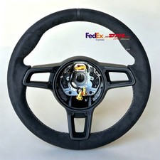 Alcantara Steering Wheel Fit Porsche 991.2 Gt3 Cayman Panamera Macan Cayenne Alcantara Steering Wheel Fit Porsche 991.2 Gt3 Cayman Panamera Macan Cayenne