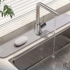 Teppich f&uuml;r K&uuml;chenarmatur 60x10cm Teppich Sp&uuml;le K&uuml;che Spritzwassergesch&uuml;tzt e...