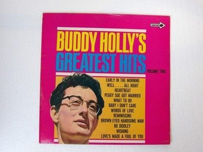 Buddy Holly:  Greatest Hits Volume Two  EX 1972  UK Stereo  LP