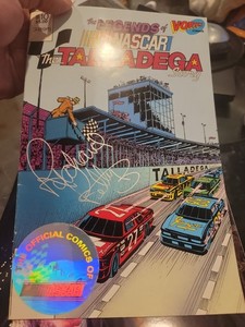 Richard Petty Signed The Telladega  Story Comic Book #1 Autographed The King 