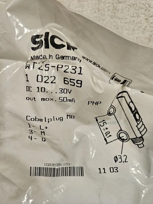 Sick WT2S-P231 — Control & HMI