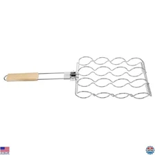 Cabilock Portable Folding BBQ Grill Clip Set - Essential Grilling Baskets &