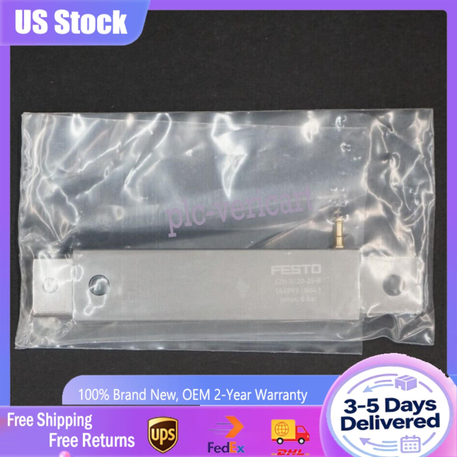 US FREE TAX New FESTO EZH-5/20-25-B 164993 Flat cylinder