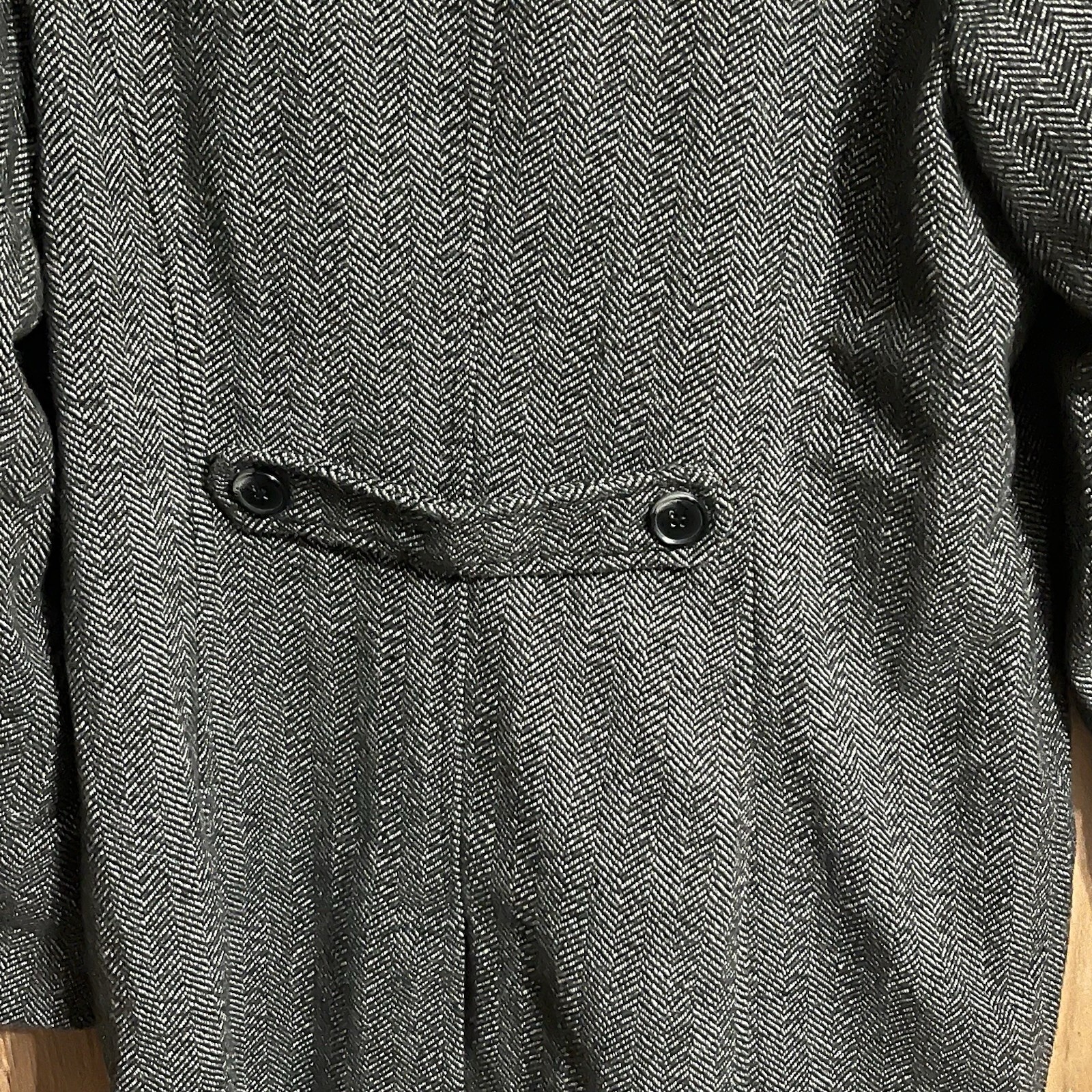 Black/Gray Herringbone Pattern Jacket - St. John’… - image 20