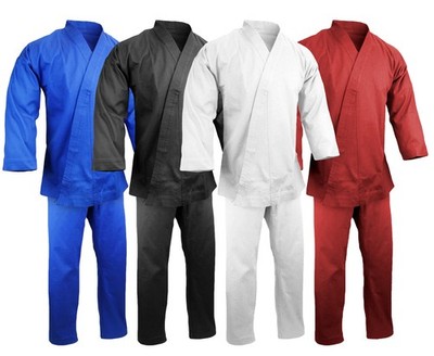12 oz Heavyweight Cotton Karate Uniform Martial Arts Gi 