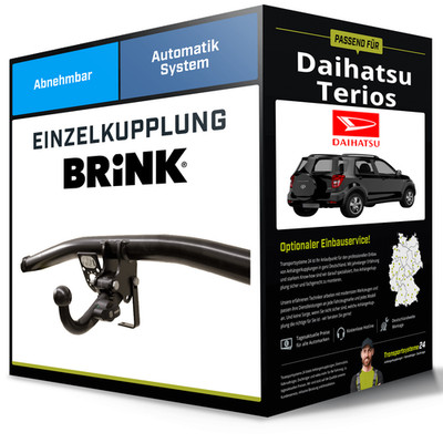 Abnehmbare Anhängerkupplung für DAIHATSU Terios 05.2006-jetzt Typ J2 / F7 Brink
