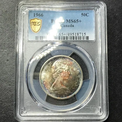 Canada: 1966 50 Cents PCGS MS65+