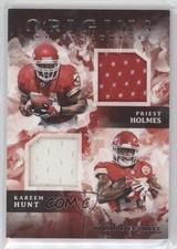 2018 Panini Origins of Greatness 7/25 Kareem Hunt Priest Holmes #OG-2 0c3