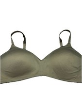 Calvin Klein Perfectly Fit Lightly Lined Wireless Bralette Sz L Beige