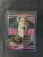 Panini Mosaic-Touchdown Masters Brock Bowers #2 Mosaic Pink Fluorescent Prizm