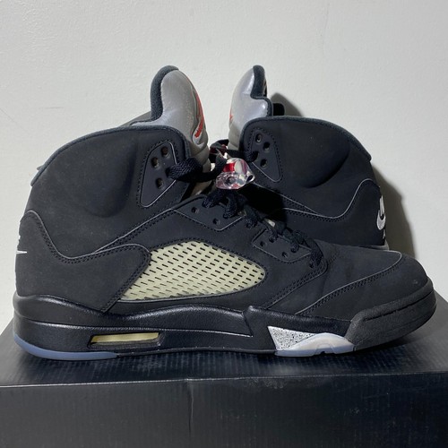 Größe 12 - Air Jordan 5 Retro 2016 schwarz metallic 845035-003 schneller Versand! - Bild 4 von 8