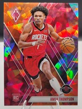 2023-24 Panini Phoenix Basketball Amen Thompson 300 Orange Ice 239/249 Rookie