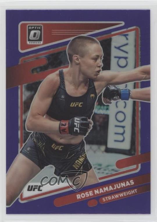 2022 Panini Donruss Optic UFC Purple Prizm Rose Namajunas #90 17hc