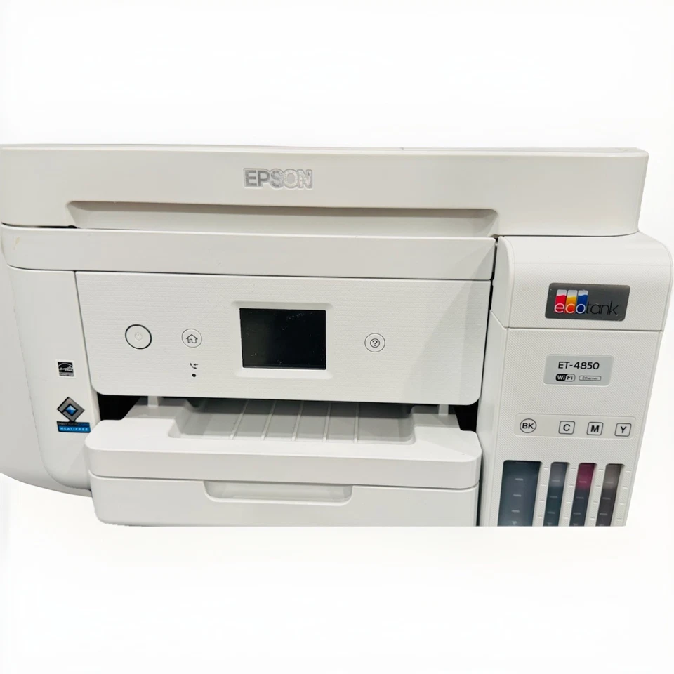 Epson EcoTank ET-4850 Color Inkjet All-In-One Printer - White - New Other - Image 4 of 4