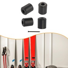 4-teiliges modernes, kompaktes, schwebendes, vertikales Snowboard-Wandregal