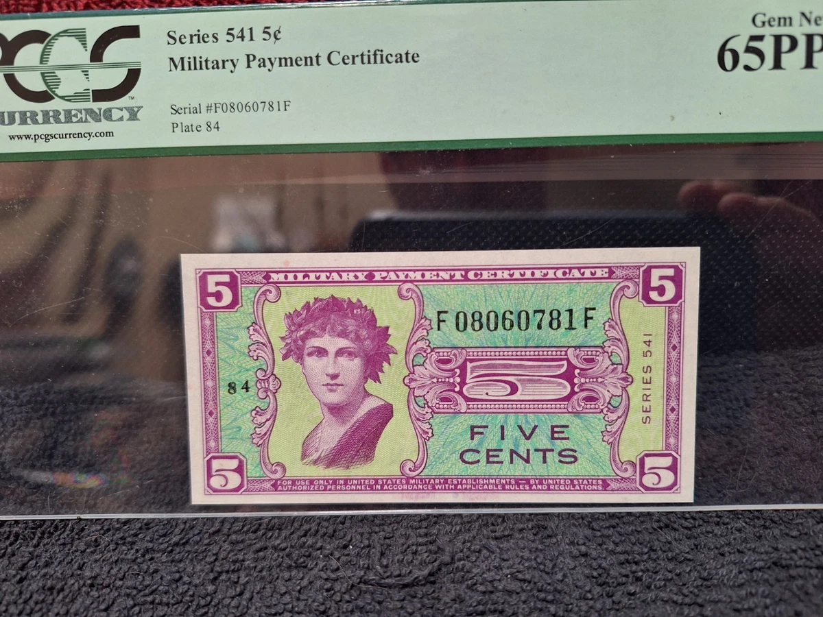 アメリカ軍　軍事支払い証明書　6枚セット US Military Payment Certificates for sale | eBay