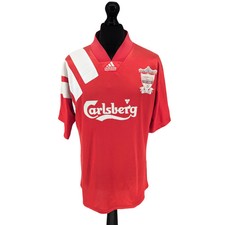 Liverpool home football shirt 1992/93 - (XL)