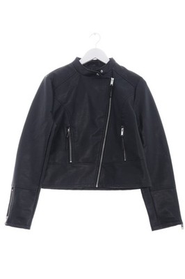 DEFACTO Kunstlederjacke Damen Jacke Gr. DE 40 schwarz Casual-Look